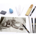 Kit de desenho de 7pcs kit de esboço de lápis fino